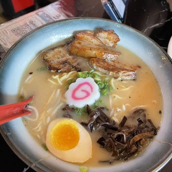 Ginza Ramen and Poke - Tonkatsu ramen with chashu pork belly - Poke Near Me - Selma, Texas