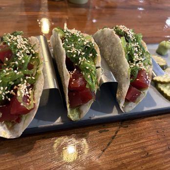 Local Break - Tuna tartare tacos - New American Near Me - Eastham, Massachusetts