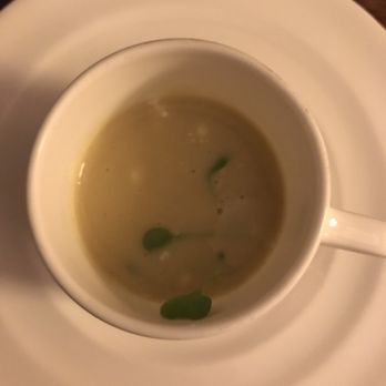 SoLo Farm & Table - Complimentary chick pea soup w feta - New American Near Me - South Londonderry, Vermont