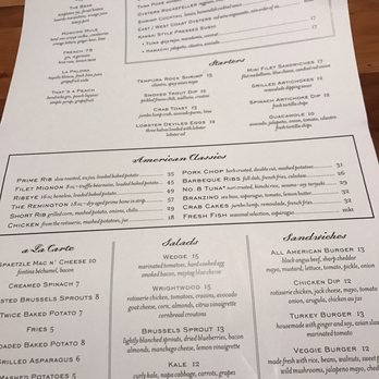 Remington's - Menu - American Near Me - Chicago, Illinois Remington's - Menu - American Near Me - Chicago, Illinois