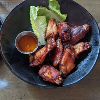 The Shaved Duck - Smoked Crispy Chicken Wings with Honey and Ginger Sauce - Soul Food Near Me - St Louis, Missouri The Shaved Duck - Smoked Crispy Chicken Wings with Honey and Ginger Sauce - Soul Food Near Me - St Louis, Missouri
