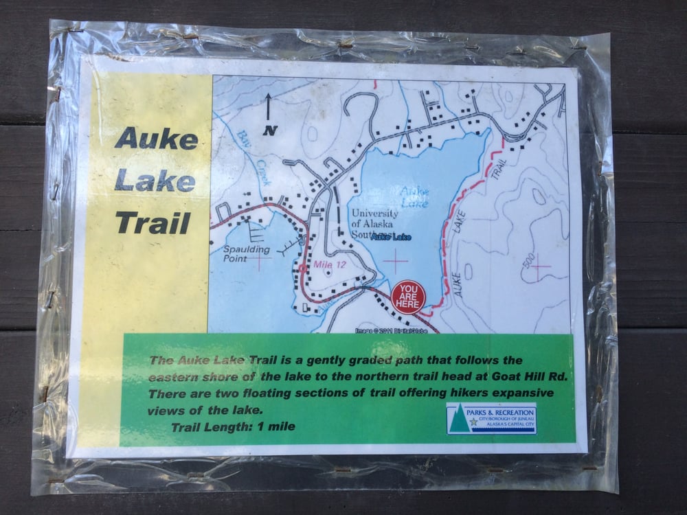 Social spots from Auke Lake Trail