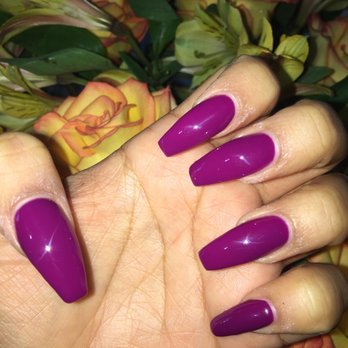 Golden Nails & Spa - Acrylic set, color 050 - Nail Salons Near Me - Berkeley, California