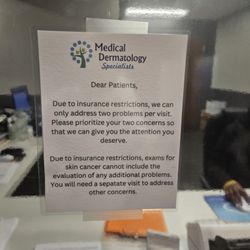 Medical Dermatology Specialists - Fraudulent billing policy