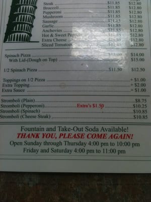 Menu photo 7 Vince's Pizzeria Philadelphia, PA Menu photo 7 Vince's Pizzeria Philadelphia, PA
