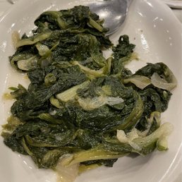 Escarole in oil and garlic