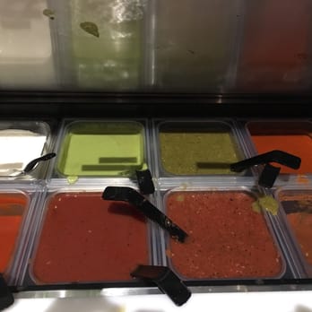 Xalos Burrito Express - Salsa bar. My fave is the restaurant style. - Salad Near Me - Anchorage, Alaska