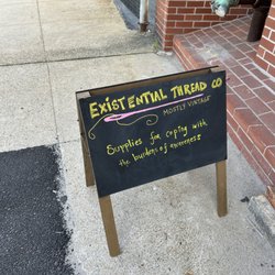 Existential Thread Co - Sign outside