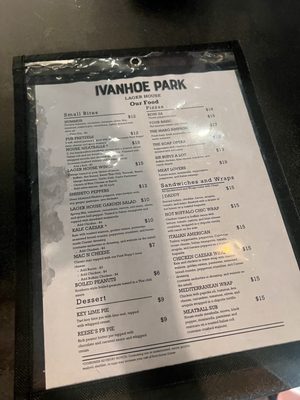 Menu photo 1 Ivanhoe Park Lager House Orlando, FL Menu photo 1 Ivanhoe Park Lager House Orlando, FL