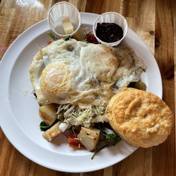 Nye Beach Cafe - Greek potatoes - so good! The biscuit is a must! - Cafes Near Me - Newport, Oregon Nye Beach Cafe - Greek potatoes - so good! The biscuit is a must! - Cafes Near Me - Newport, Oregon