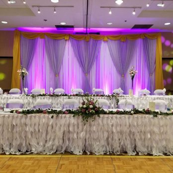 Mj's Jumpers - Head table with tall backdrop - Party Supplies Near Me - Stockton, California Mj's Jumpers - Head table with tall backdrop - Party Supplies Near Me - Stockton, California