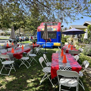 Otay Party Rentals - Tables, chairs and two sun shade umbrellas - Party Equipment Rentals Near Me