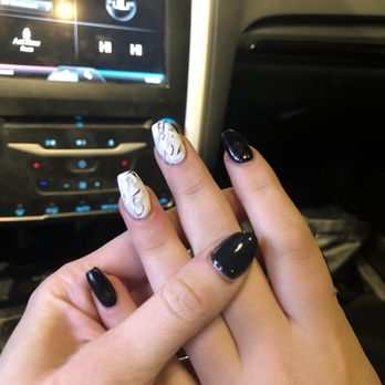Kate Nails & Lashes - This is what they call marble, it looks like a 3 year old drew on the walls! - Nail Salons Near Me - Denver, Colorado