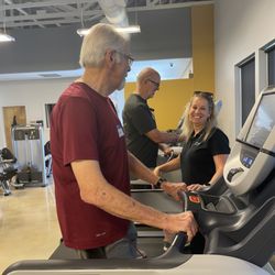 Trio Rehabilitation & Wellness Solutions - Founding members of RISE (wellness program for people with Parkinson's disease) engaging in consistent cardiovascular exercise.