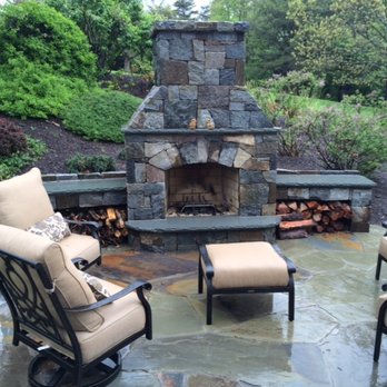 Frederick Landscaping - Outdoor Fireplace - Landscape Architects or Designers Near Me - New Windsor, Maryland