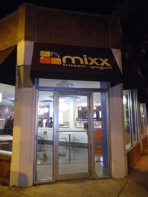 Photo of Mixx Frozen Yogurt - Allston, MA, US. the entrance