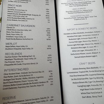 Oystercatchers - Wine menu 8.20.2026 - Seafood Near Me - Tampa, Florida Oystercatchers - Wine menu 8.20.2026 - Seafood Near Me - Tampa, Florida