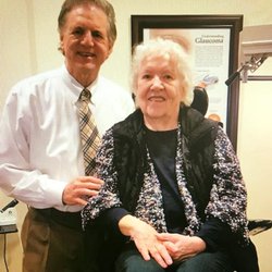 The Center for Corrective Eye Surgery - Dr.Epstein with a happy LASIK patient.