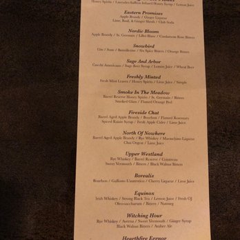 The Bee's Knees Whiskey Bar - Drink menu front - Cocktail Bars Near Me - Hayden, Idaho The Bee's Knees Whiskey Bar - Drink menu front - Cocktail Bars Near Me - Hayden, Idaho