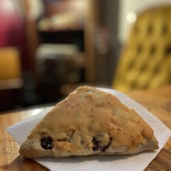 Alchemy Coffee - Orange cranberry scone was perfect!