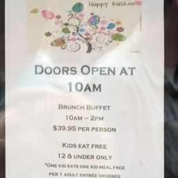 Brunch Buffet is not to be missed! Brunch Buffet is not to be missed!