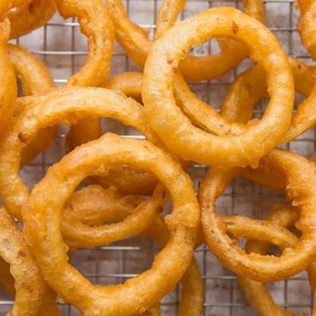 Smoke House Pit Beef - a pile of onion rings - Barbeque Near Me - Middle River, Maryland Smoke House Pit Beef - a pile of onion rings - Barbeque Near Me - Middle River, Maryland