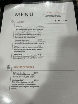 Menu photo 4 Acao Cafe Mandeville, LA
