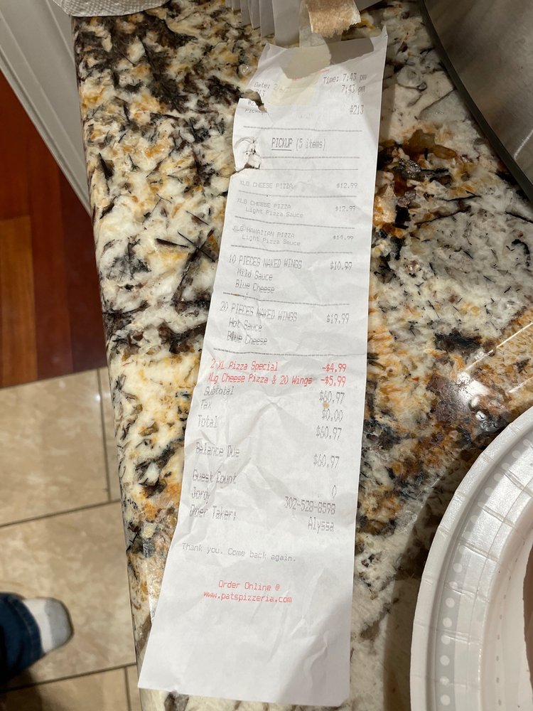 PAT’S PIZZA & PASTA Updated September 2024 13 Photos & 29 Reviews