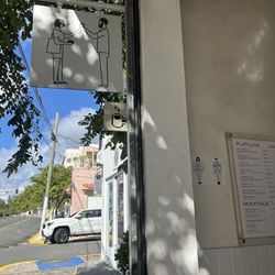Outside