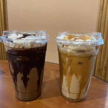 Something's Brewing - Iced Caramelicious Latte Iced Mocha Latte - Coffee & Tea Near Me - Grayslake, Illinois Something's Brewing - Iced Caramelicious Latte Iced Mocha Latte - Coffee & Tea Near Me - Grayslake, Illinois