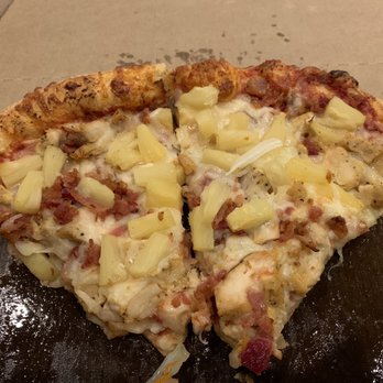 Marco's Pizza - Hawaiian pizza with no Canadian bacon. Also white sauce instead of red sauce. - Pizza Near Me - Aurora, Colorado