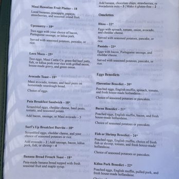 Island Fresh Café - Menu - Breakfast & Brunch Near Me - Paia, Hawaii Island Fresh Café - Menu - Breakfast & Brunch Near Me - Paia, Hawaii