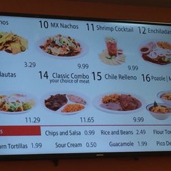 El Charrito - Spokane - The menu at El Charrito