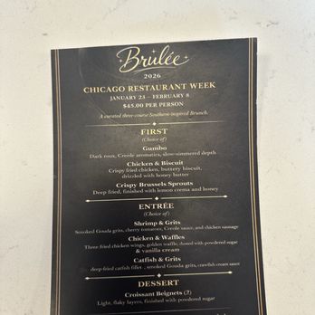 Brulee - Menu - Breakfast & Brunch Near Me - Chicago, Illinois