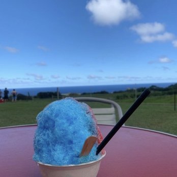 Fresh Off The Grid - Blue Vanilla and Strawberry Shaved Ice - Shaved Ice Near Me - Kapaau, Hawaii Fresh Off The Grid - Blue Vanilla and Strawberry Shaved Ice - Shaved Ice Near Me - Kapaau, Hawaii