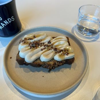 Two Hands - Banana Walnut Bread - Breakfast & Brunch Near Me - Nashville, Tennessee Two Hands - Banana Walnut Bread - Breakfast & Brunch Near Me - Nashville, Tennessee