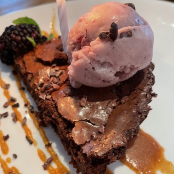 SŌW Plated - Flourless chocolate brownie - New American Near Me - Upper Arlington, Ohio SŌW Plated - Flourless chocolate brownie - New American Near Me - Upper Arlington, Ohio