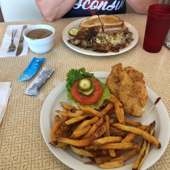 Mickies Dairy Bar - Red fish sandwich and fries. Fantastic! - Breakfast & Brunch Near Me - Madison, Wisconsin Mickies Dairy Bar - Red fish sandwich and fries. Fantastic! - Breakfast & Brunch Near Me - Madison, Wisconsin