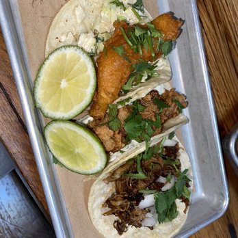 Bartaco Chastain Park - I had a Baja, Oyster and Duck taco and 3 were amazing! My favorite was definitely the oyster. - Mexican Near Me - Atlanta, Georgia