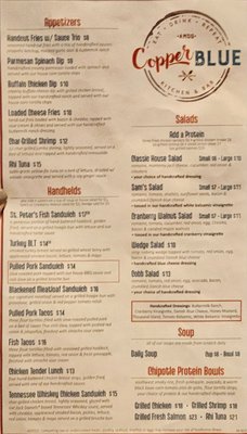 Menu photo 7 Copper Blue Milford, OH