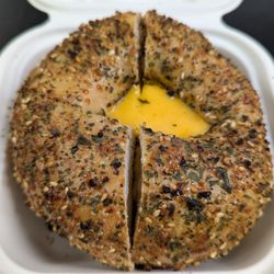 The Bagel Shack - Lowers with sausage on everything bagel