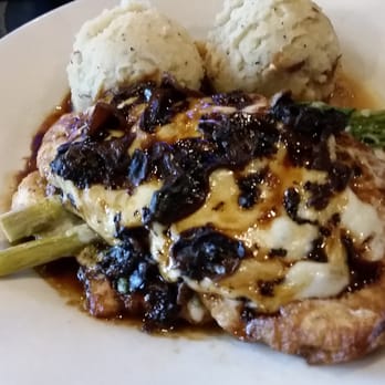 Bleu Monkey Grill - Napa chicken with mashed potatoes - Bars Near Me - Hot Springs, Arkansas