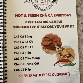 Bun Cha Ca Da Nang - Fish cake to go menu (Sept 2024) - Vietnamese Near Me - Houston, Texas Bun Cha Ca Da Nang - Fish cake to go menu (Sept 2024) - Vietnamese Near Me - Houston, Texas