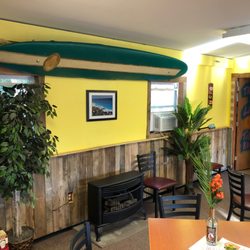 Cardinal Tiki Bar - Inside fireplace