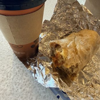 Cafe 201 - Vanilla Chai Latte & Ham Burrito Breakfast - Cafes Near Me - Santa Ana, California