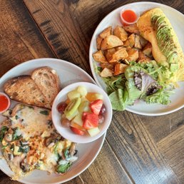 Veggie Scramble, French Omlette Veggie Scramble, French Omlette