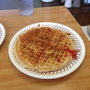 Waffle House - Strawberry, peanut butter waffle! - Diners Near Me - Daytona Beach, Florida Waffle House - Strawberry, peanut butter waffle! - Diners Near Me - Daytona Beach, Florida