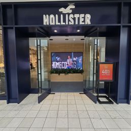 Exterior outside entrance of Hollister - Canoga Park, California Exterior outside entrance of Hollister - Canoga Park, California