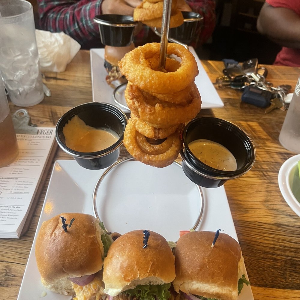 Burger Tavern 77 - Slider trio - Burgers Near Me - Columbia, South Carolina Burger Tavern 77 - Slider trio - Burgers Near Me - Columbia, South Carolina