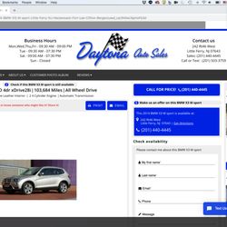 Daytona Auto Sales - 2014 X3 listing
